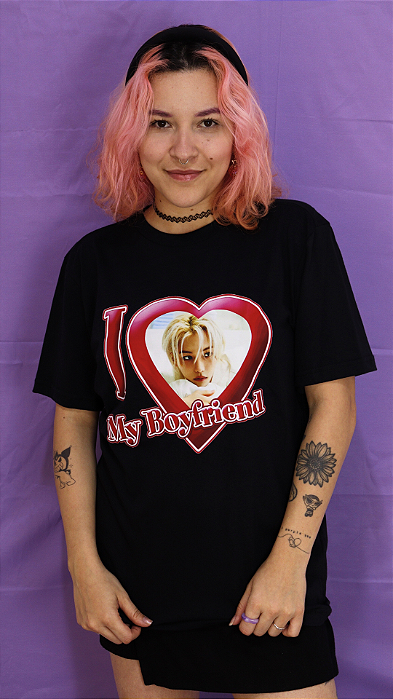 Camiseta - I Love My Boyfriend Felix Stray Kids