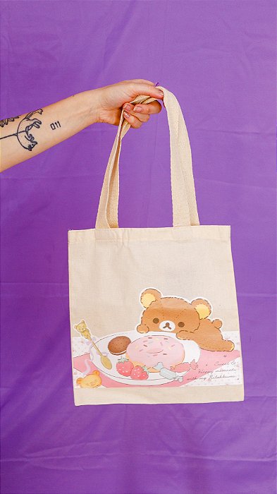 Mini Ecobag Ursinho
