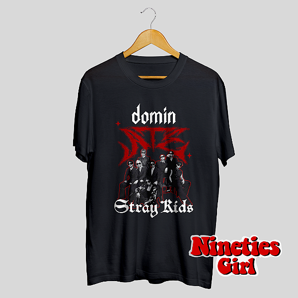 Camiseta - Stray Kids Dominate World Tour