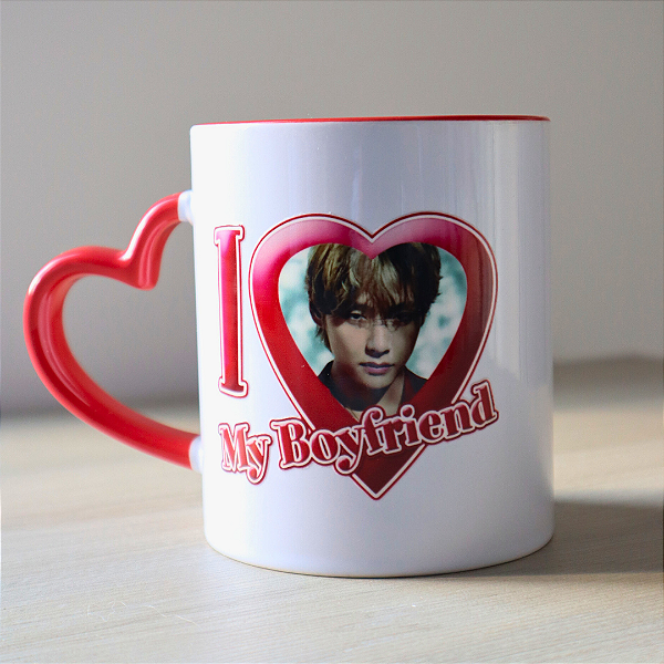 Caneca I love My boyfriend: V