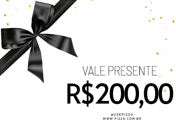 VALE PIZZU | Vale Compras de R$200,00