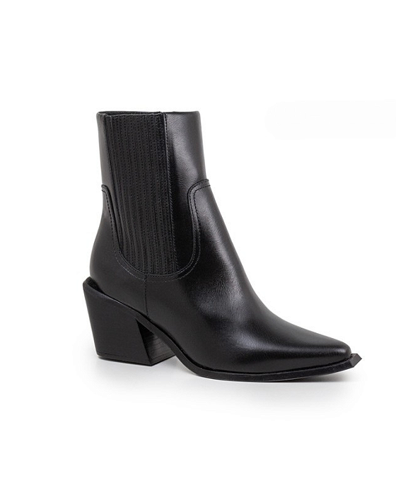 BOTA WESTERN EM COURO PRETA