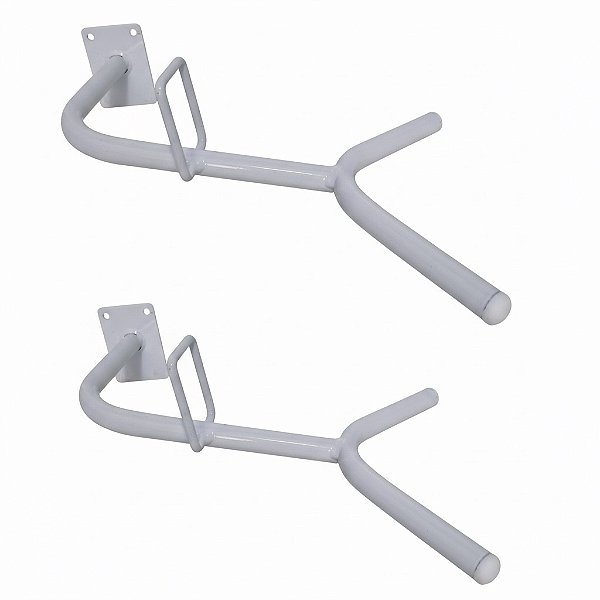 Suporte Porta Capacete Modelo Lateral para Parede kit 2