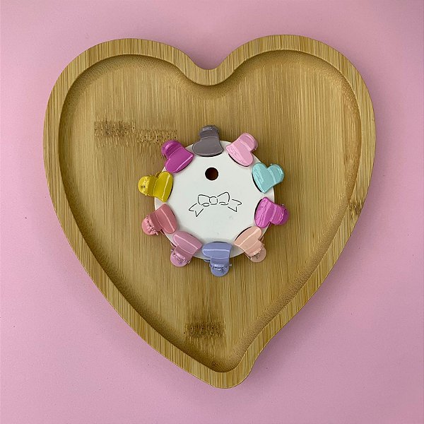 Garras de Cabelo Candy Design Coração