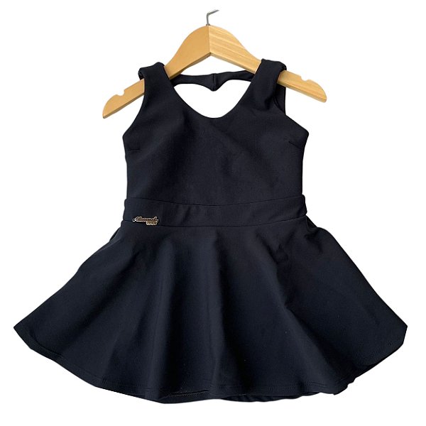 Vestido Preto Infantil Bloguerinha - tam 8