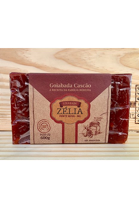 Goiabada Cascão Zélia Em Barra 600g