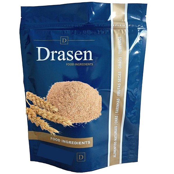 Farelo De Trigo Fino Cru - Drasen Food