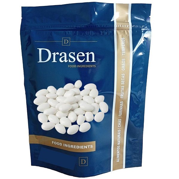 Amêndoa Confeitada Branca - Drasen Food