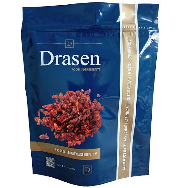 Pimentão Vermelho em Flocos - Drasen Food
