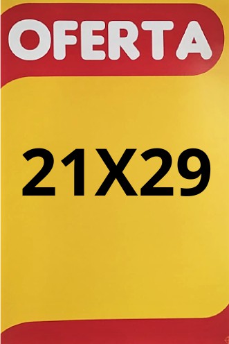 CARTAZ OFERTA - PACOTE 100 UND