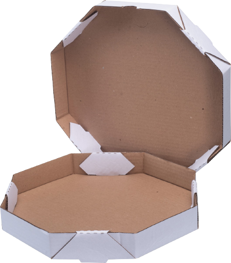 Caixa para pizza oitavada - PACOTE 25 UND
