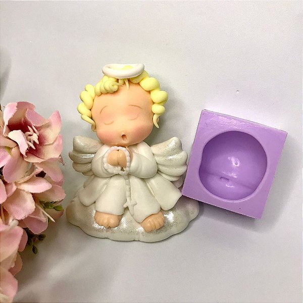 Molde de Silicone Cabeça com Nariz 30mm