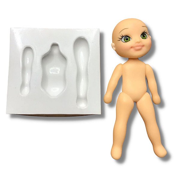 MOLDE DE SILICONE CORPO PARA TOPO biscuit MOL0102