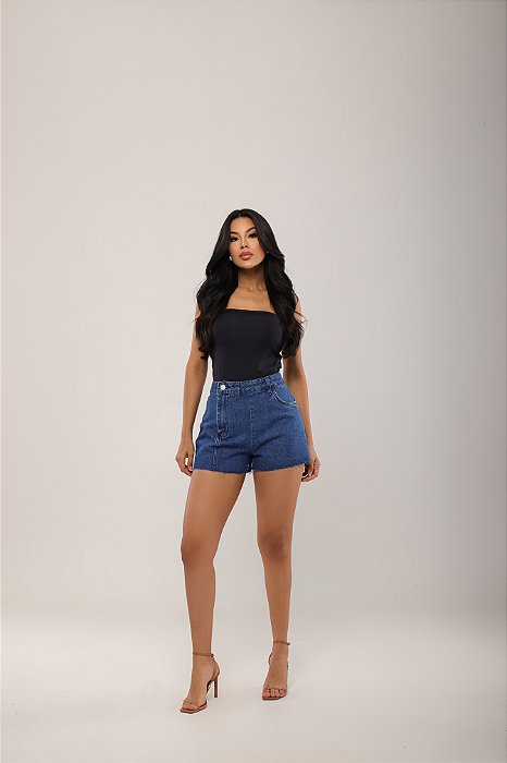 SHORT UNILATERAL JEANS