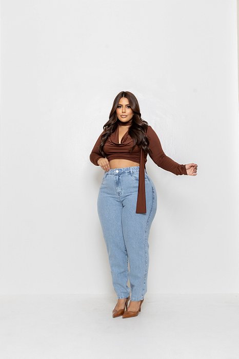 CALÇA MOM PLUS