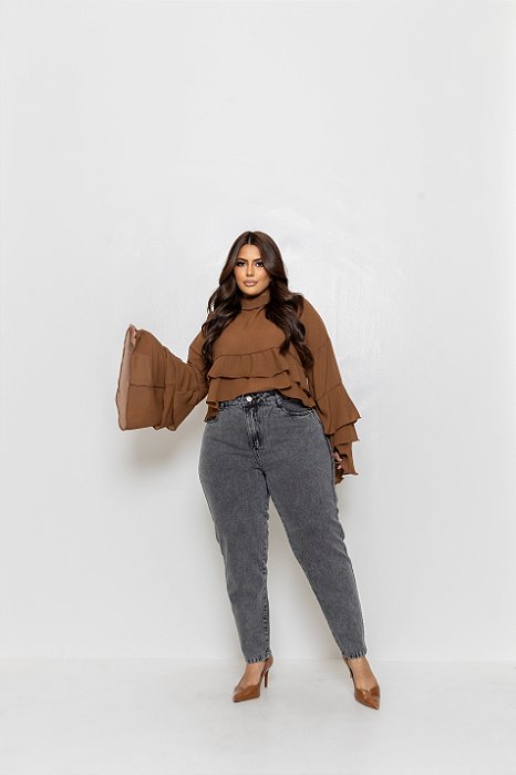 CALÇA MOM PLUS VINTAGE