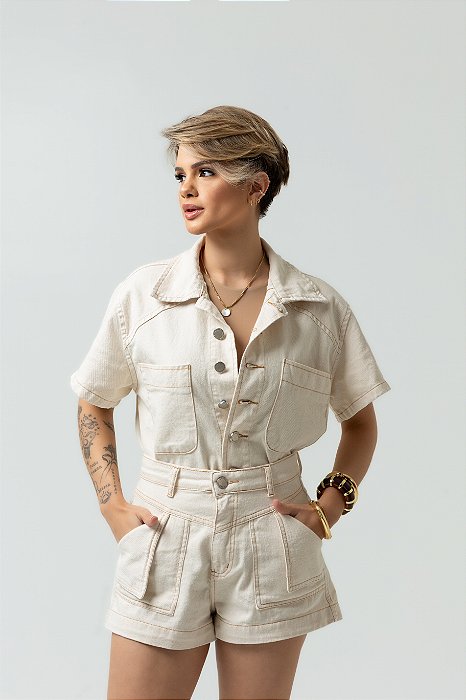 BLUSA OFF WHITE LINHA MEL