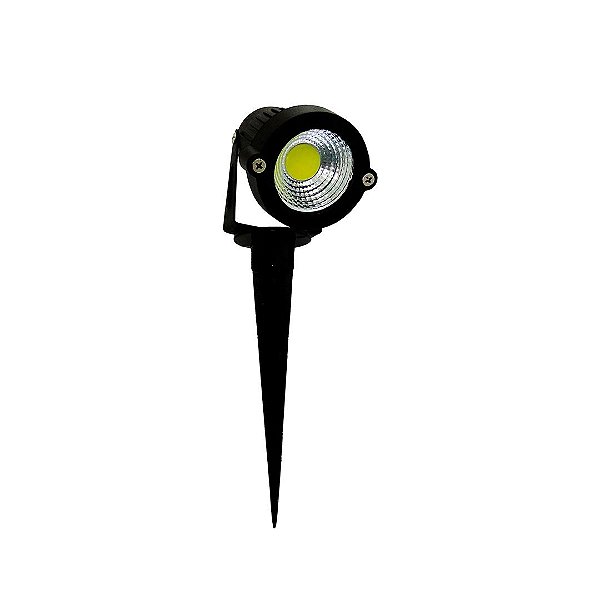 Luminária Espeto Jardim 5w Led Cob 2700k Branco Quente Ip65