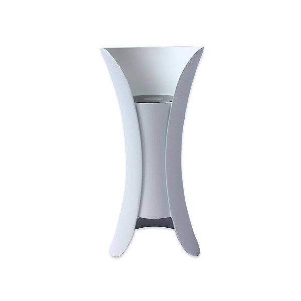 Arandela Luminaria Branca 2 Fachos 6w Branco Quente