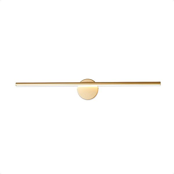 Luminaria Arandela Lumier 16w Line 80x1,2cm Dourado