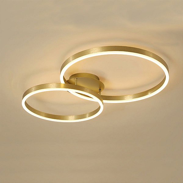 Plafon de Sobrepor Luz Led 3 em 1 60x40 em Alumínio Bivolt