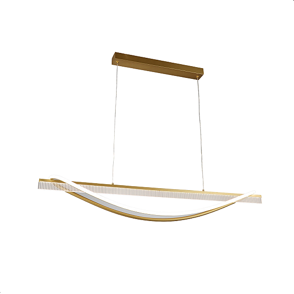 Lustre pendente Moderno Espiral 36w led integrado 3 em 1