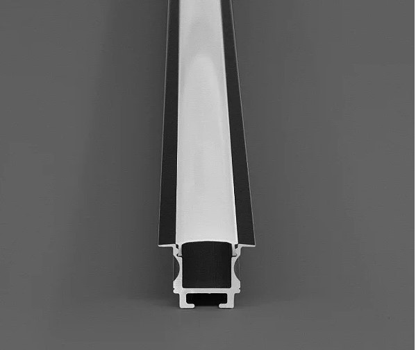Perfil de Aluminio Embutir 3 Metros  Slim 36x23.5mm PRETO