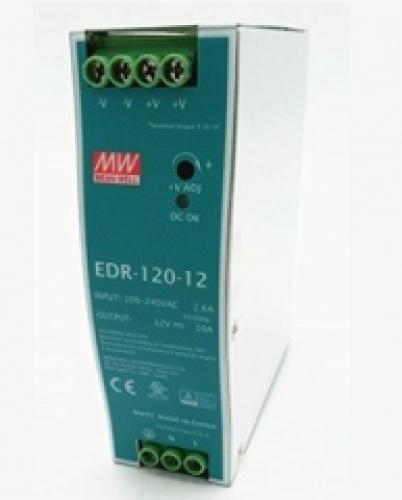 EDR-120-12 Fonte Chaveada Industrial p/ Trilho DIN 12VDC x 10A