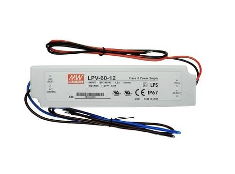 LPV-60-12 Driver IP67 Saída 12V / 5A