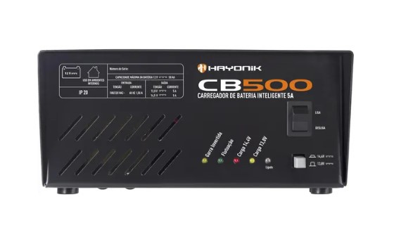 CB500 Carregador Inteligente de Baterias 12V