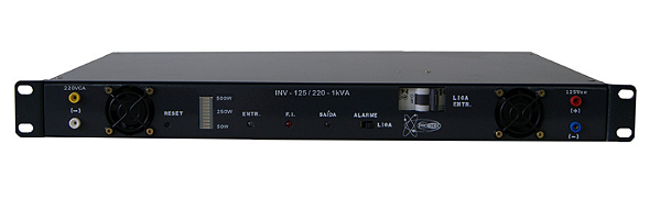 INV125-220-1KVA Inversor 125VCC - 220VAC 1kVA p/ Rack 19