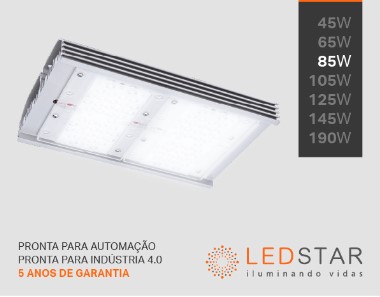 HB 085/750 Luminária LED HighBay V. 9.1 85W 167 lm/watt