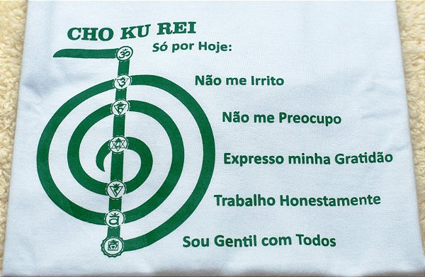 Camiseta Tradicional REIKI - Cho Ku Rei - Unissex