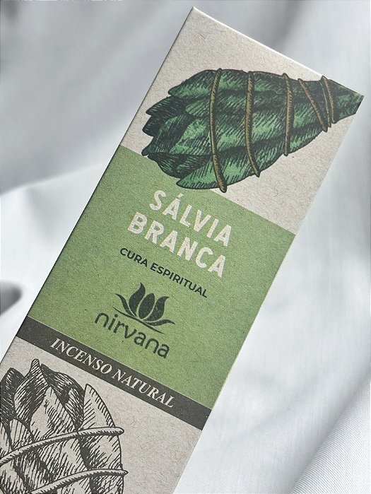 Incenso Natural  Nirvana - Sálvia Branca