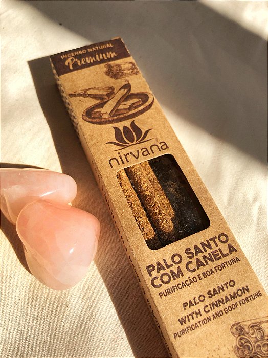 Incenso Nirvana Natural Premium - Palo Santo com Canela