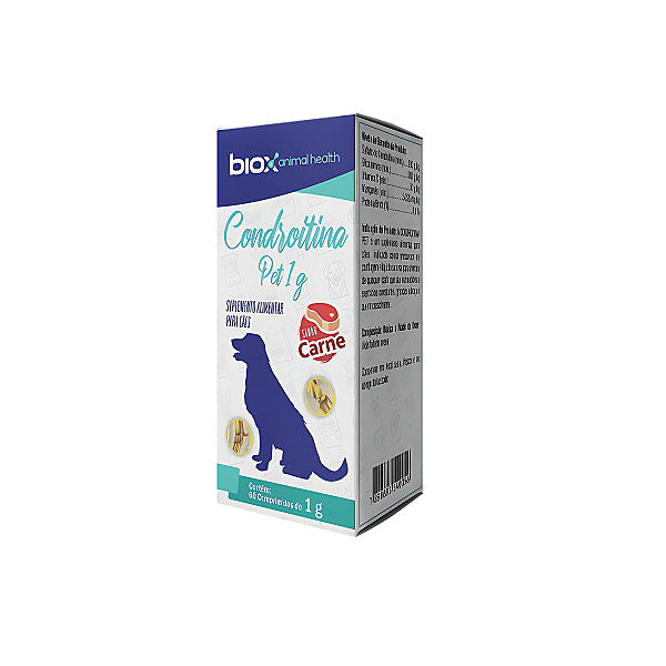 CONDROITINA PET BIOX 60 COMPRIMIDOS  1 G