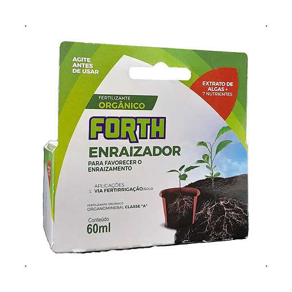 Forth Enraizador Orgânico 60ml – Crescimento Rápido e Raízes Fortes