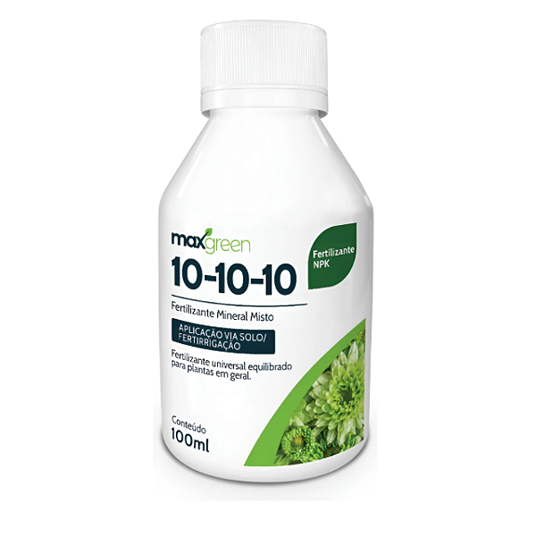 Forth Maxgreen 10-10-10 100ml – Adubo Líquido Completo para Todas as Plantas