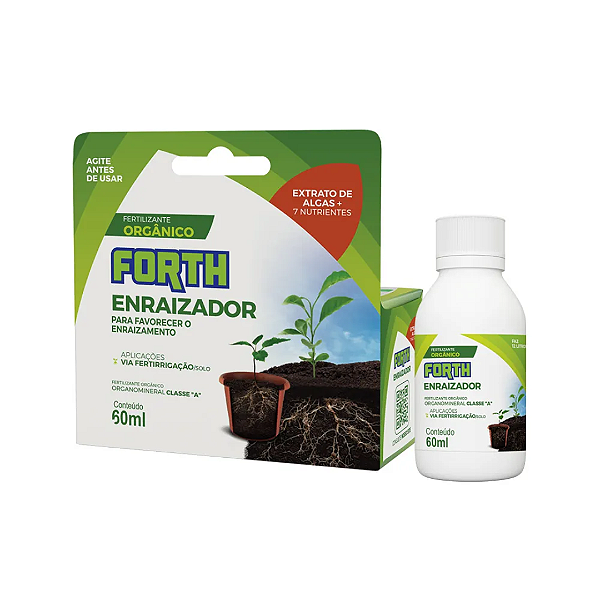 Fertilizante Forth Enraizador Concentrado 60ml – Estímulo de Raízes Para Plantas