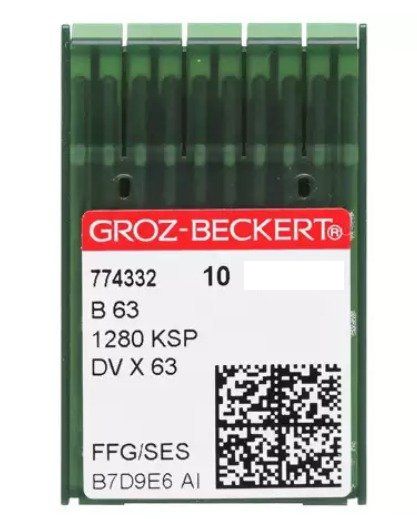 CAIXA DE Agulha de costura GALONEIRA B63 DVX63 70/10 FFG