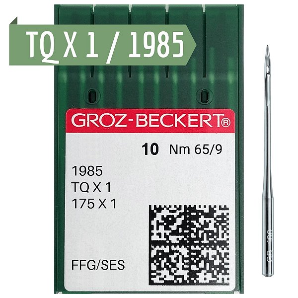 Agulha Para Maquina De Costura Industrial Botoneira Tqx1 Groz Beckert - 10 Unidades