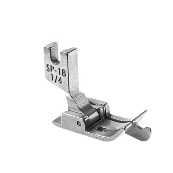 Calcador de Pesponto com Guia Móvel para Máquina Reta Industrial SP-18 1/4