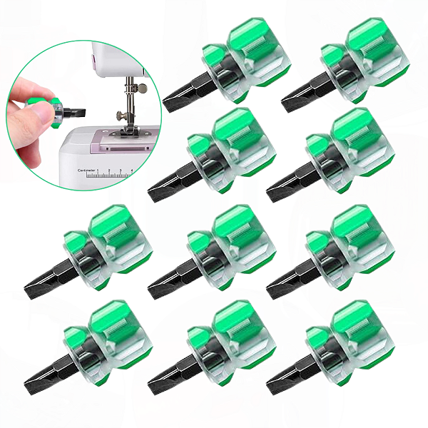 Kit 10 Mini Chaves de Fenda Compacta para Máquina de Costura