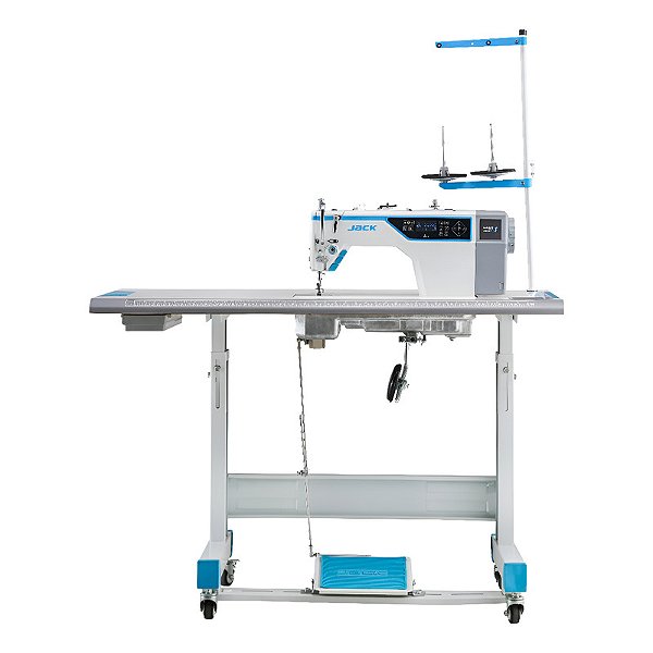 Máquina De Costura Reta Eletrônica A4c-c Inteligencia Artificial + Mesa Completa Para Reta A4 E A2c