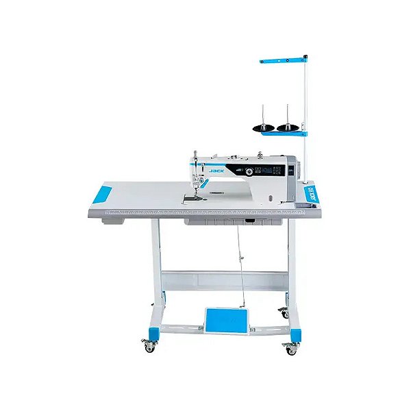 Máquina De Costura Reta Automática A5e-b + Mesa Completa A5eb