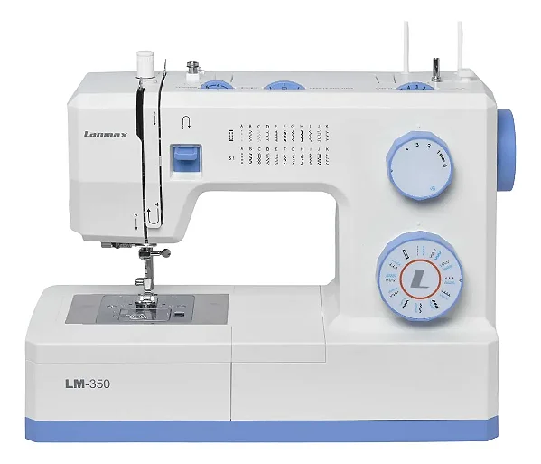 Máquina De Costura Doméstica 23 Pontos Lanmax Lm-350 Bivolt