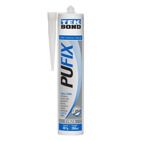 Selante de Poliuretano Pu Fix Cinza 387g / 280ML