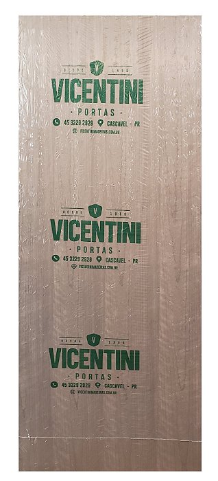 Porta Ipê Verniz Lisa 60 CM C/ Borda