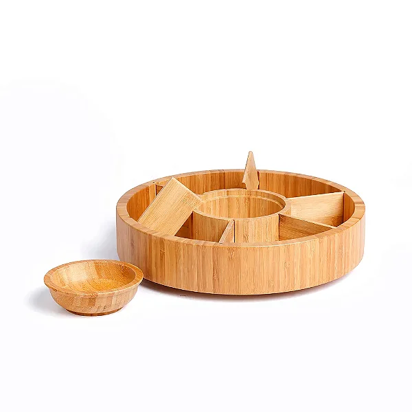 Petisqueira Giratória Bambu