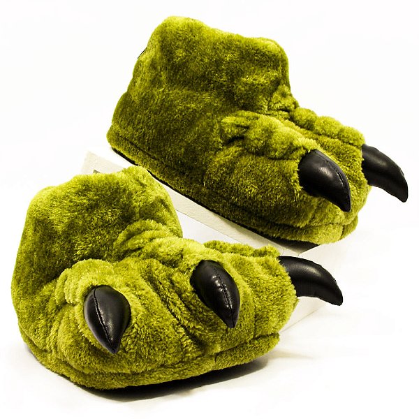 PANTUFA 3D PATA DINOSSAURO - ZONACRIATIVA